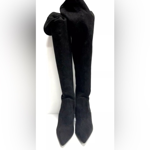 Steve Madden Gorgeena Over The Knee Boots Black Size 8.5 M - Picture 3 of 6